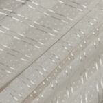 1 2 רשת לייקרה פלוק פסים לבן